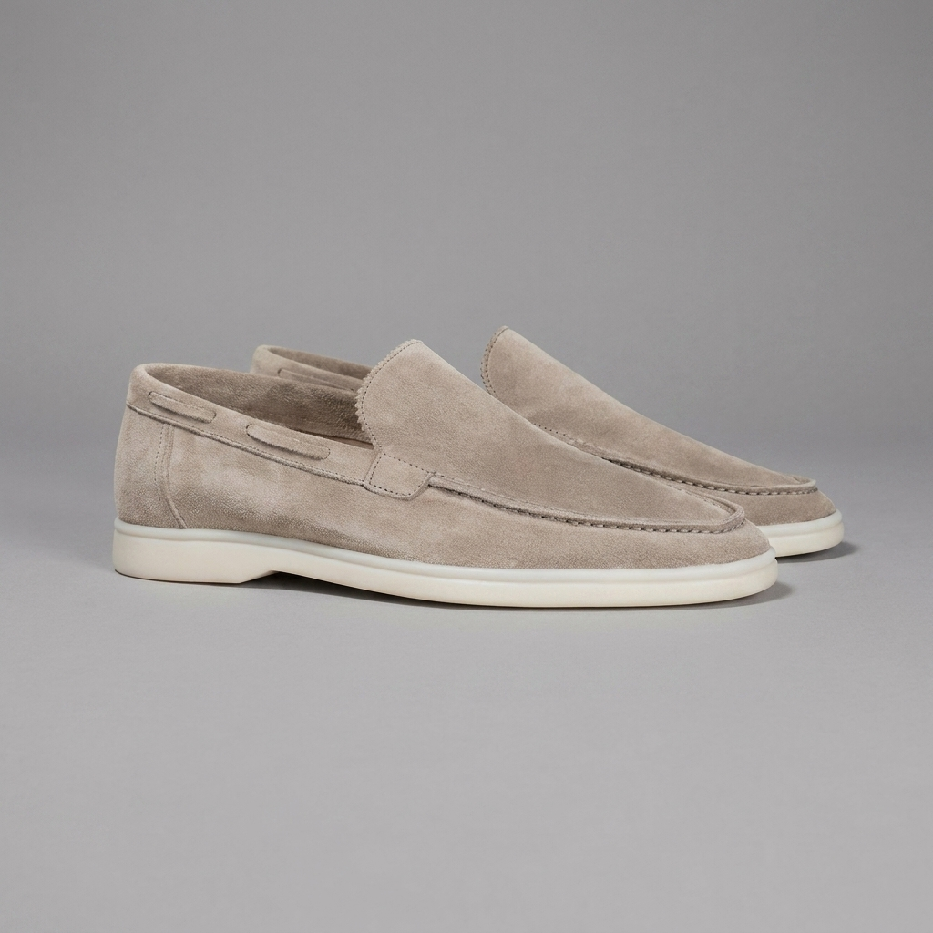 Heren Loafers met Matte Slip-On