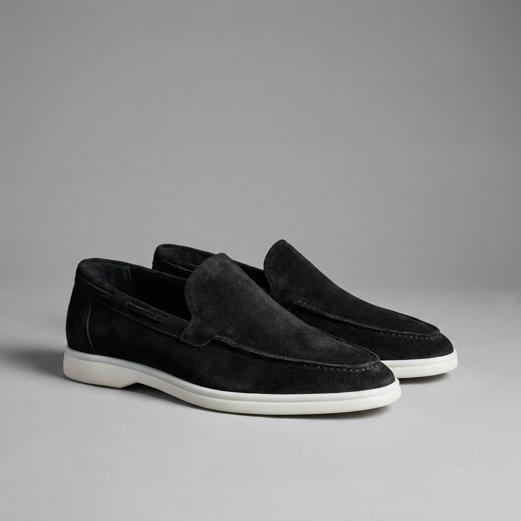 Heren Loafers met Matte Slip-On