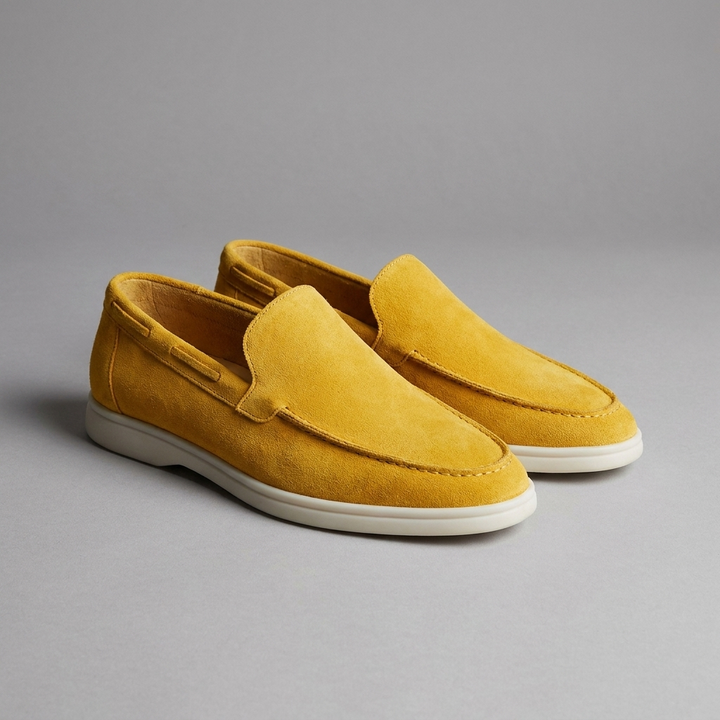 Heren Loafers met Matte Slip-On