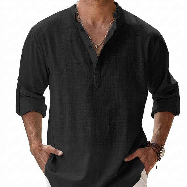 Modieus ruimvallend casual sportshirt