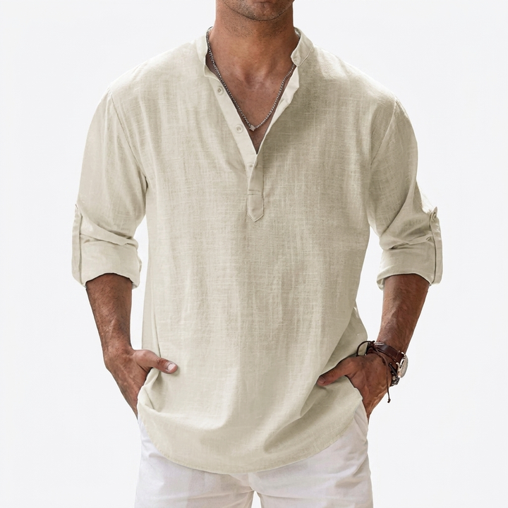 Modieus ruimvallend casual sportshirt