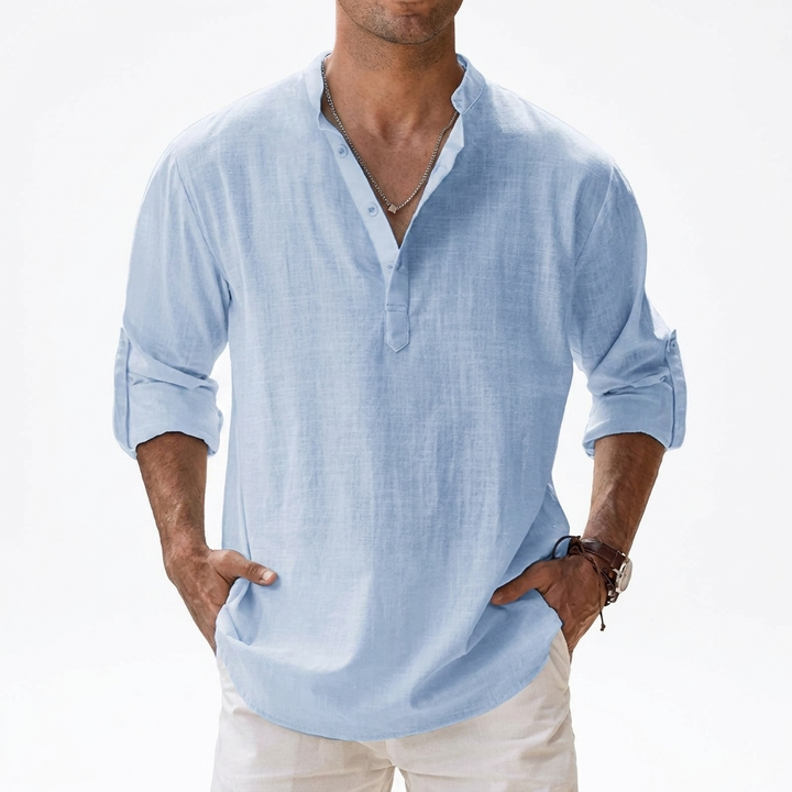 Modieus ruimvallend casual sportshirt