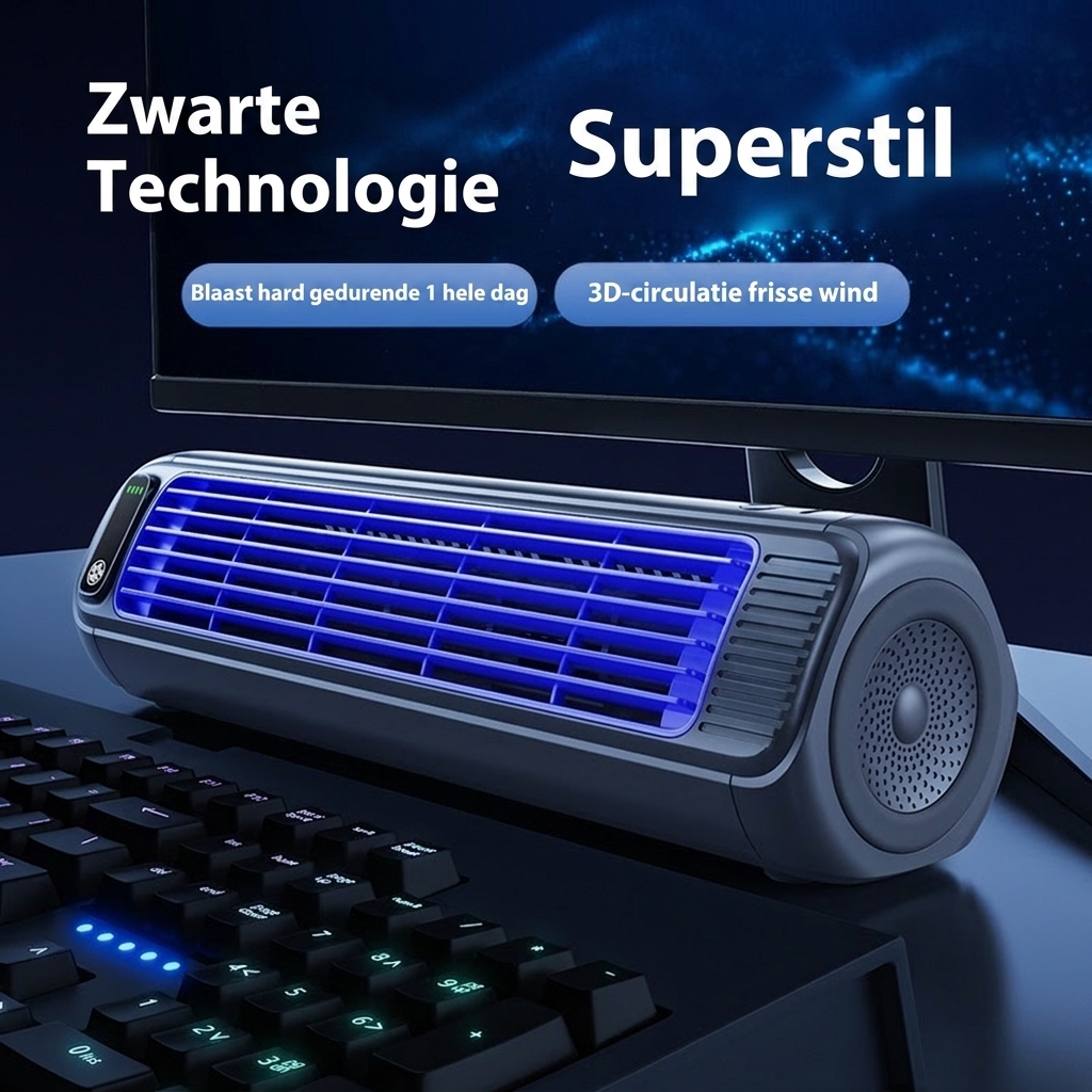 Draagbare Mini USB Ventilator Koelfunctie