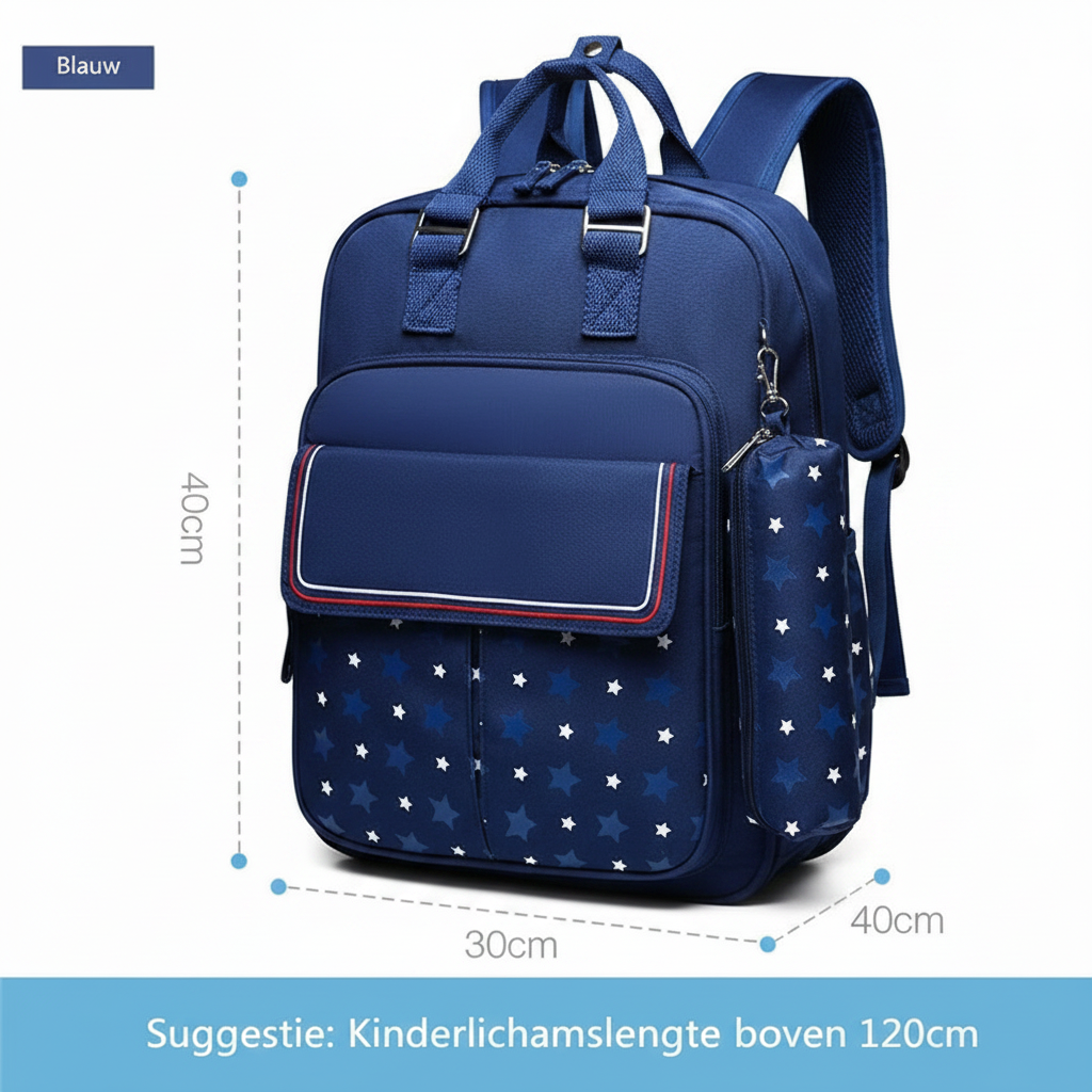 Zonneschijn 8 uur basisschooltas