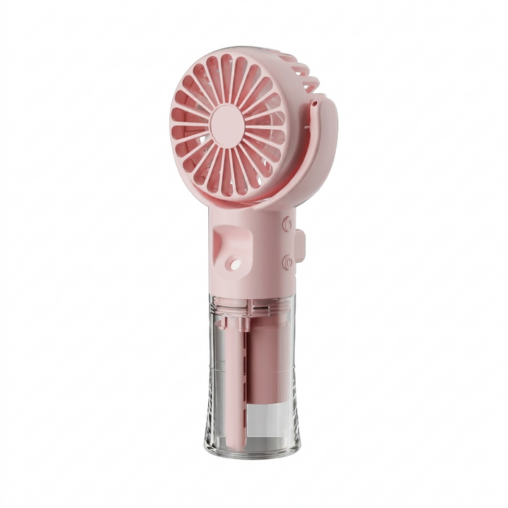 Draagbare Handventilator met Vernevelingsfunctie