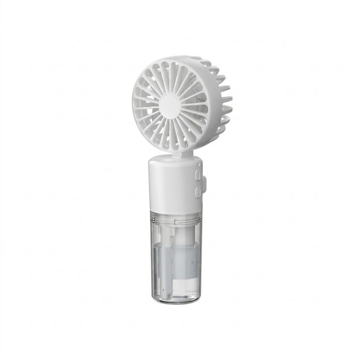 Draagbare Handventilator met Vernevelingsfunctie