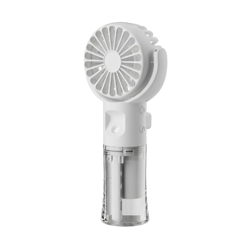 Draagbare Handventilator met Vernevelingsfunctie
