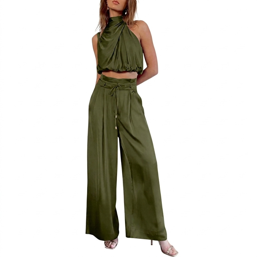 Dames Zomerset met Mouwloze Top en Wijde Broek