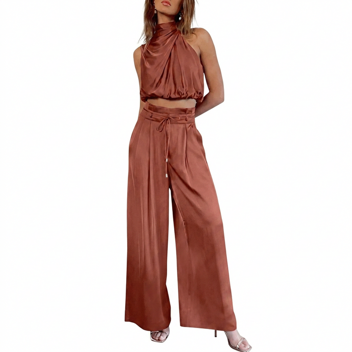 Dames Zomerset met Mouwloze Top en Wijde Broek