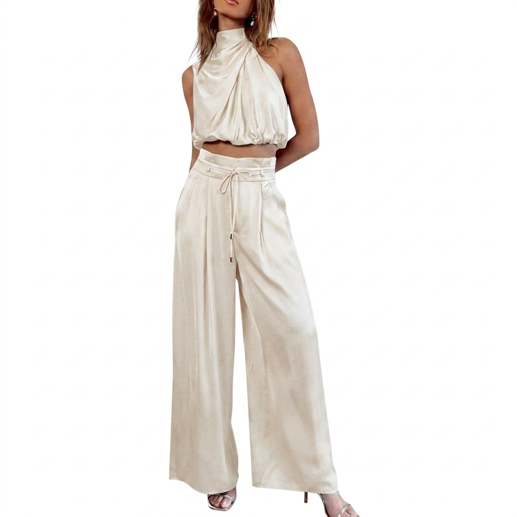 Dames Zomerset met Mouwloze Top en Wijde Broek