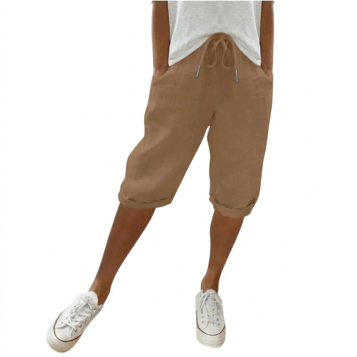 Ademende Damesshorts met Zakken