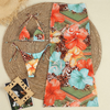 Driedelige Bikini Set Tropische Print