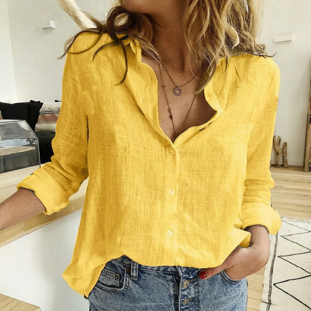 Damesblouse met Lange Mouwen