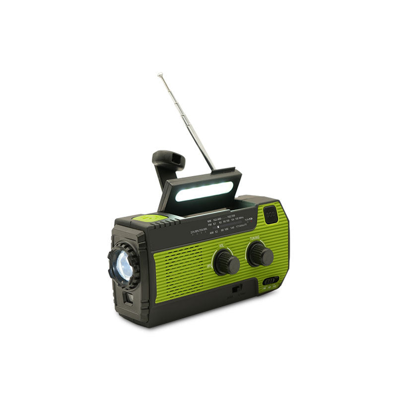 Draagbare noodradio op zonne-energie - PowerWave