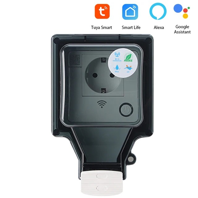 Smart wifi-buitenstopcontact met IP66-waterdichtheid - Voltura