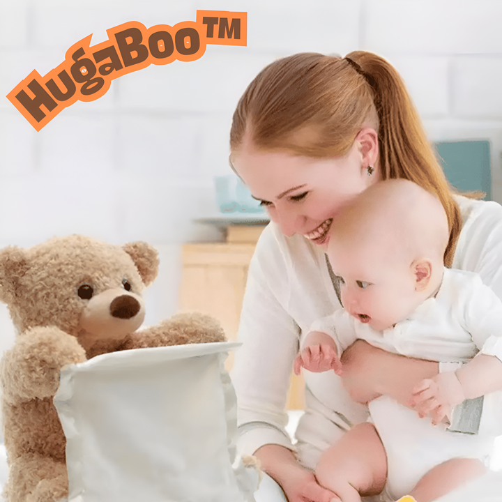 Interactieve pluche teddybeer met zinnen en beweegbare armen, 30 cm