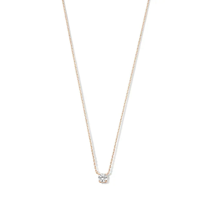 Elegante gouden hanger met moissaniet