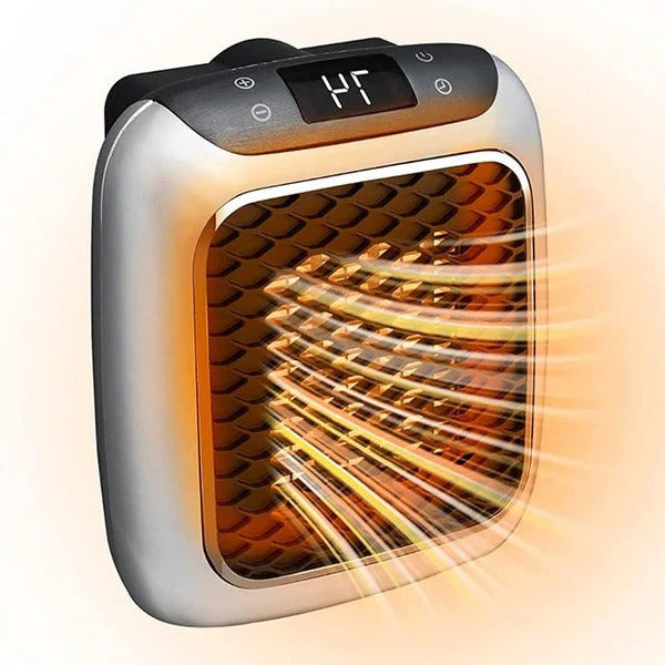 Stopcontactkachel 800W met thermostaat en 12 uur timer
