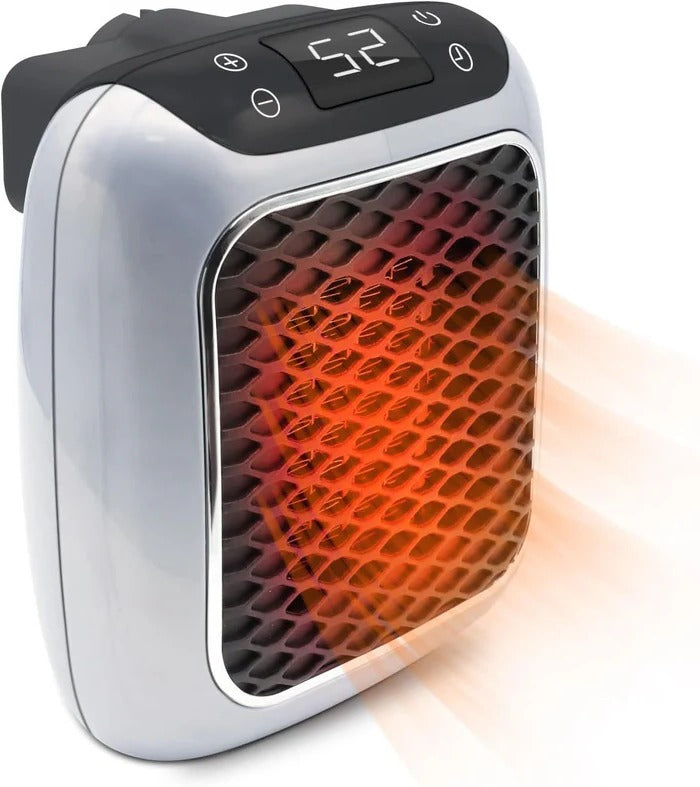 Stopcontactkachel 800W met thermostaat en 12 uur timer