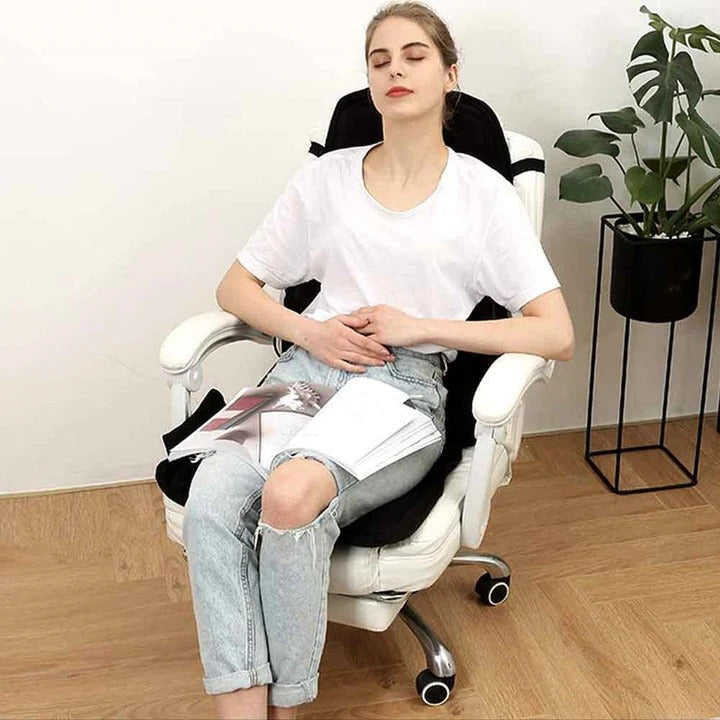 Massagekussen voor de hele rug met warmte voor nek en rug