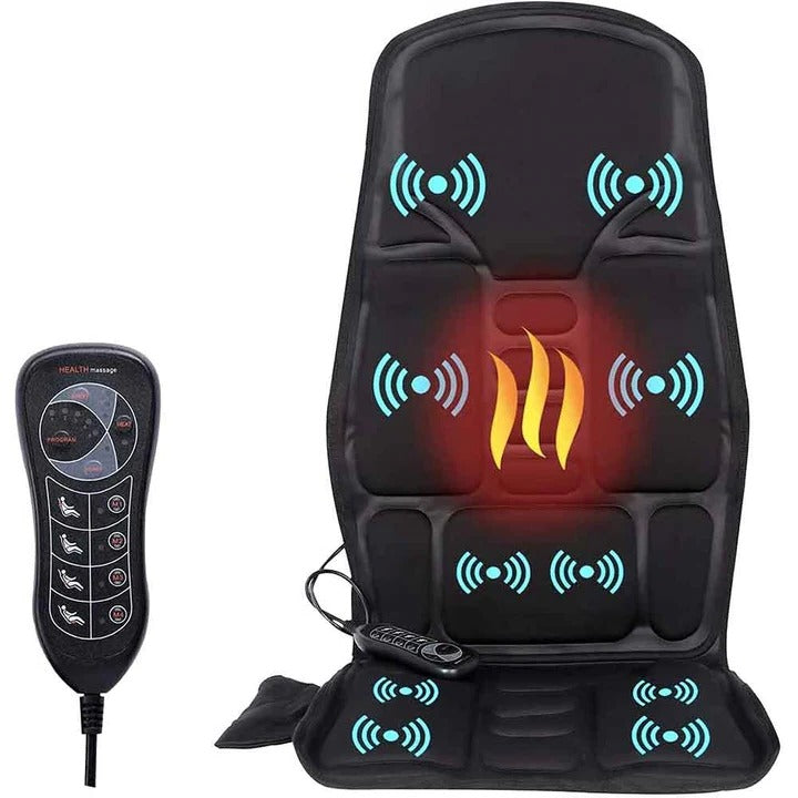Massagekussen voor de hele rug met warmte voor nek en rug