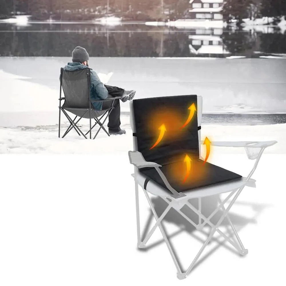 Draagbaar warmtekussen voor op je stoel, 3 standen