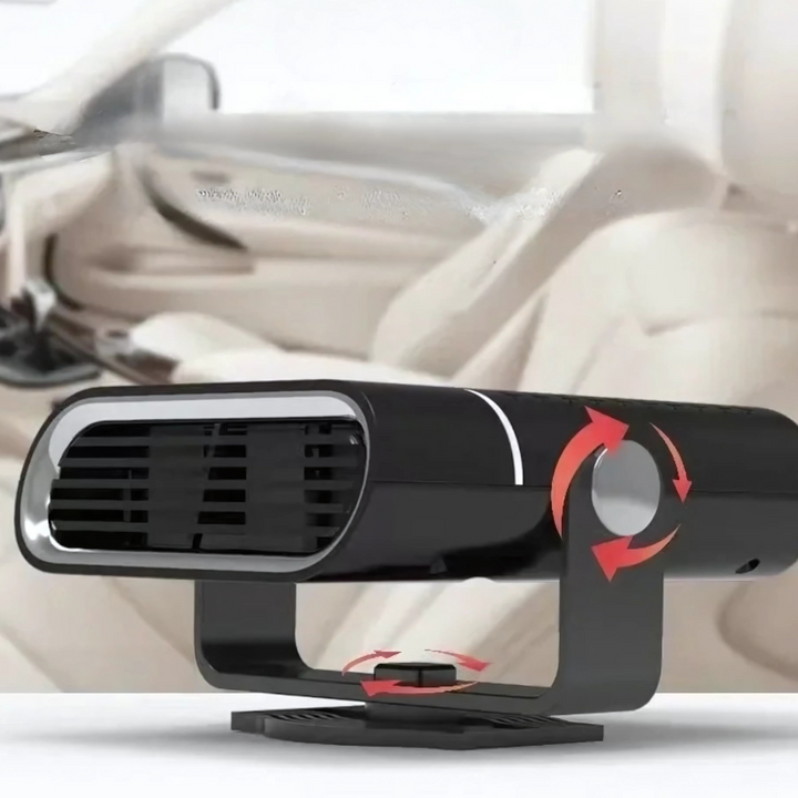 Draagbare autoverwarmer met ventilator op 12V en USB