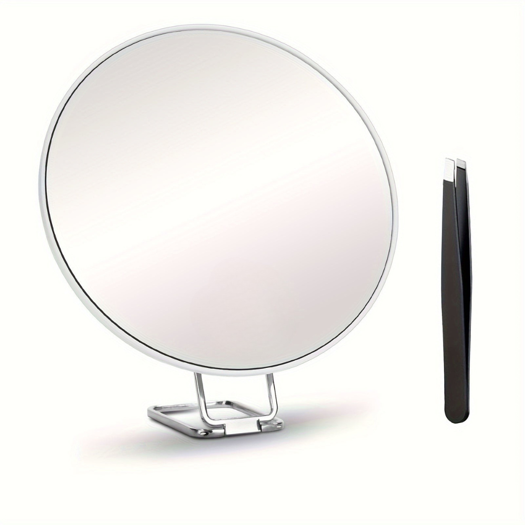 Make-upspiegel met vergroting, draagbaar met zuignap &amp; standaard