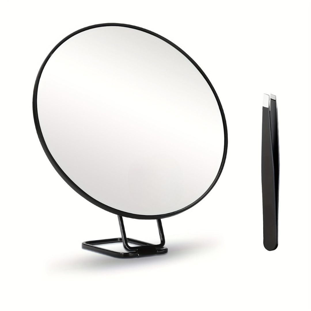 Make-upspiegel met vergroting, draagbaar met zuignap &amp; standaard