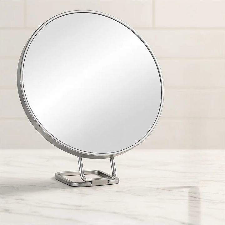 Make-upspiegel met vergroting, draagbaar met zuignap &amp; standaard