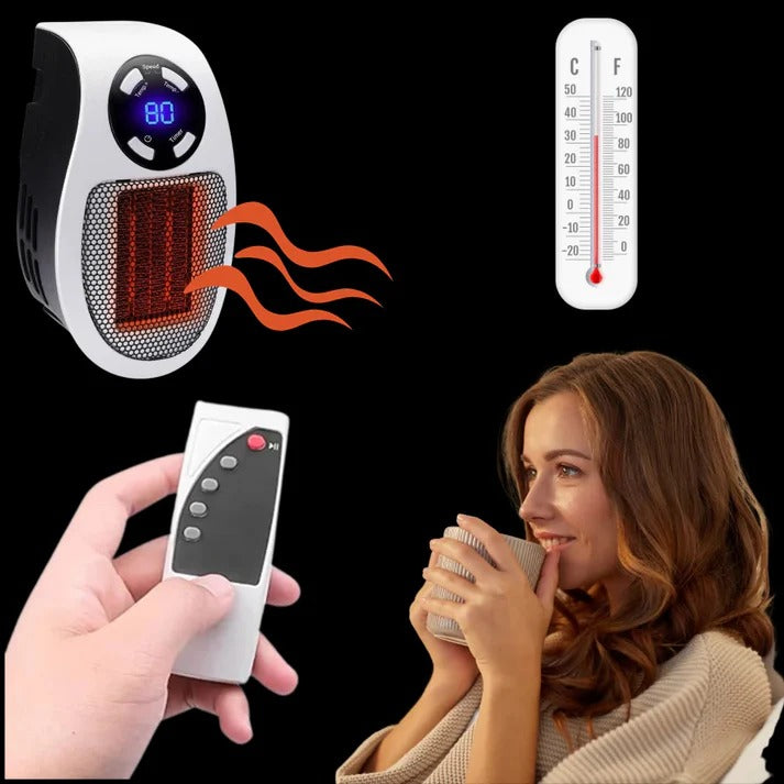Mini stopcontactkachel met display, timer en draaistekker