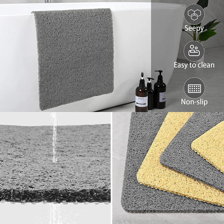 Antislip douchemat, snel afvoerende badkamermat