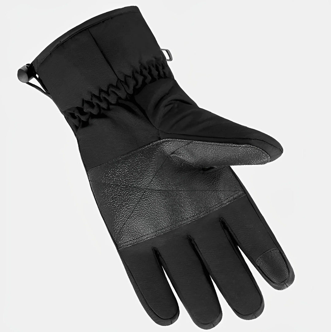 Verwarmde handschoenen met carbonvezel en drie warmtestanden