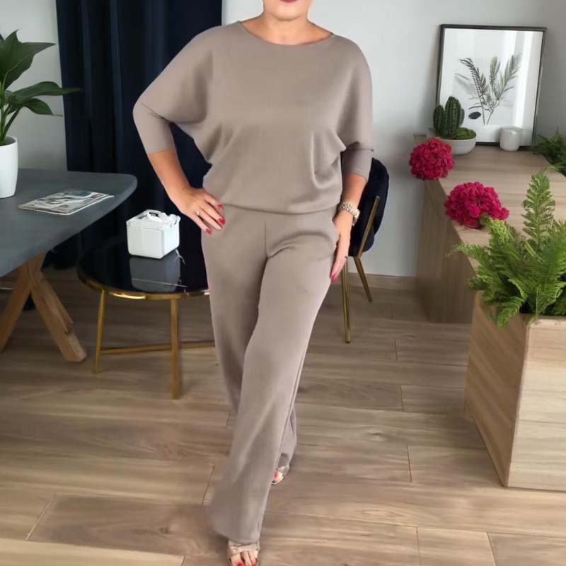 Driedelige comfortset: vest, top en broek