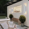 Led-wandlamp voor buiten strakke moderne buitenverlichting met licht omhoog en omlaag