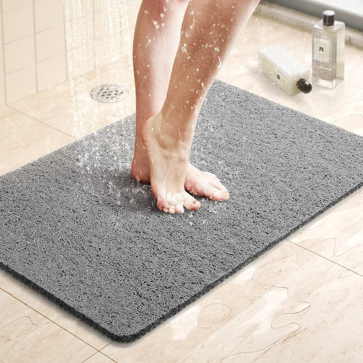 Antislip veilige douchemat met afvoer
