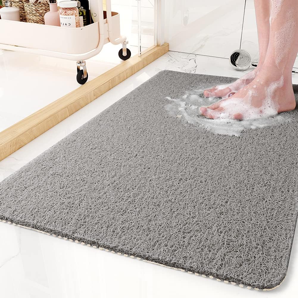 Antislip veilige douchemat met afvoer