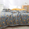 Decoratieve plaid geïnspireerd op de natuur voor in huis