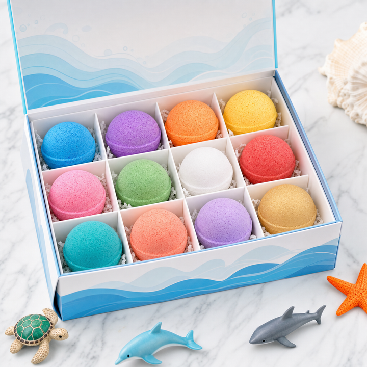 OceanPop - 6 Bruisballen met Verrassingsspeeltje voor Kinderen