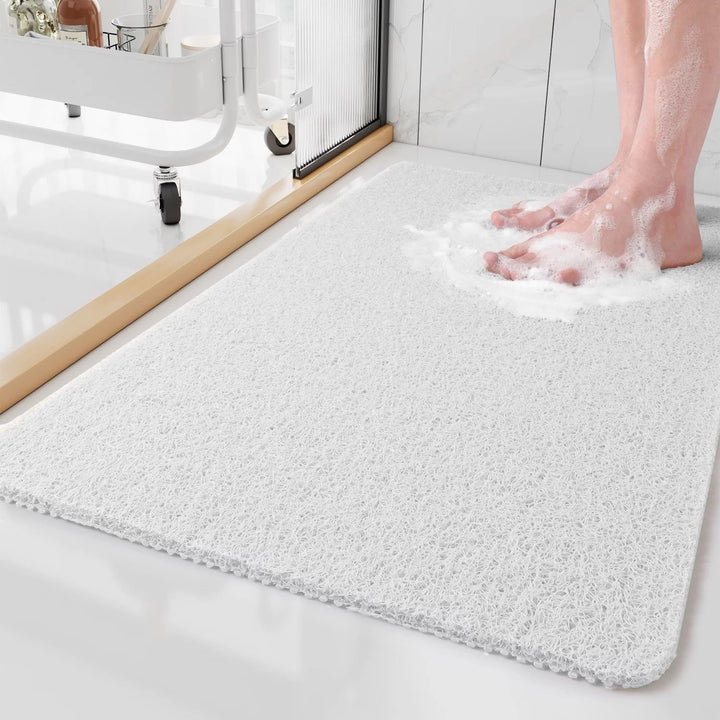 Antislip veilige douchemat met afvoer