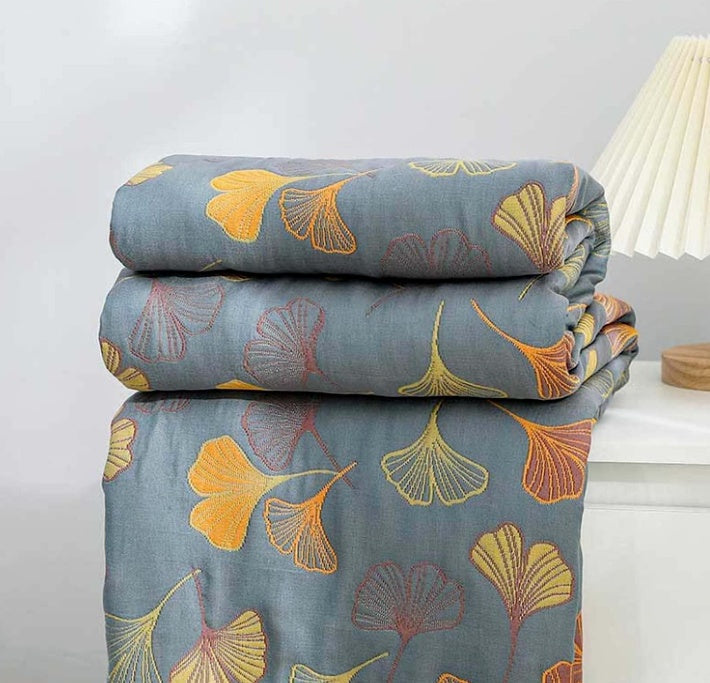 Decoratieve plaid geïnspireerd op de natuur voor in huis