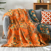 Vintage omkeerbare plaid met bloemenprint