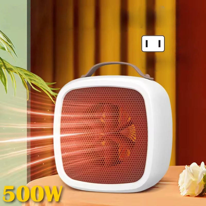 Mini bureaukachel 500 W PTC, stil en snel warm