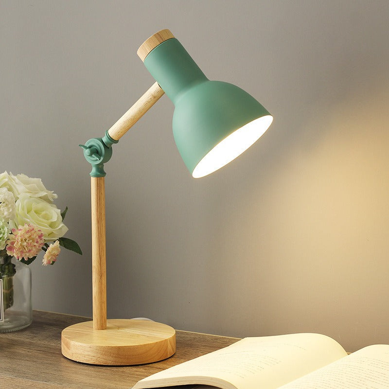 Verstelbare bureaulamp, moderne hefboomarm met richtbaar licht