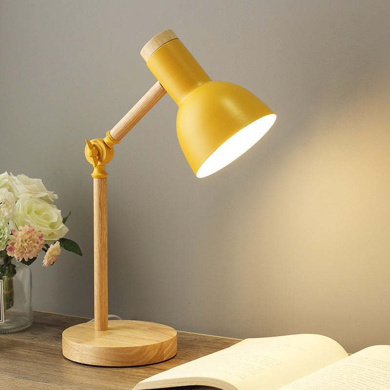 Verstelbare bureaulamp, moderne hefboomarm met richtbaar licht