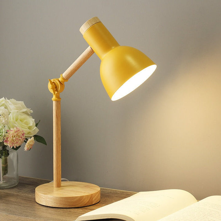 Verstelbare bureaulamp, moderne hefboomarm met richtbaar licht