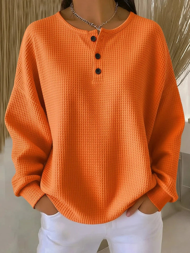 Warme wafeltrui voor dames Cozy dikke breisel voor koude dagen