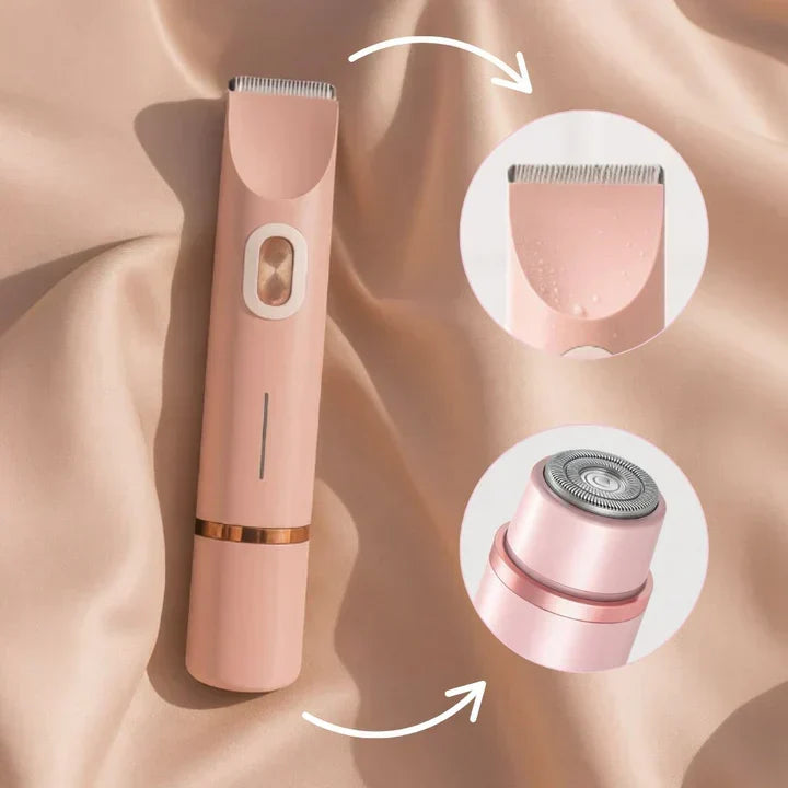 Elektrische bikinitrimmer voor vrouwen, waterdicht draadloos scheerapparaat voor de gevoelige huid