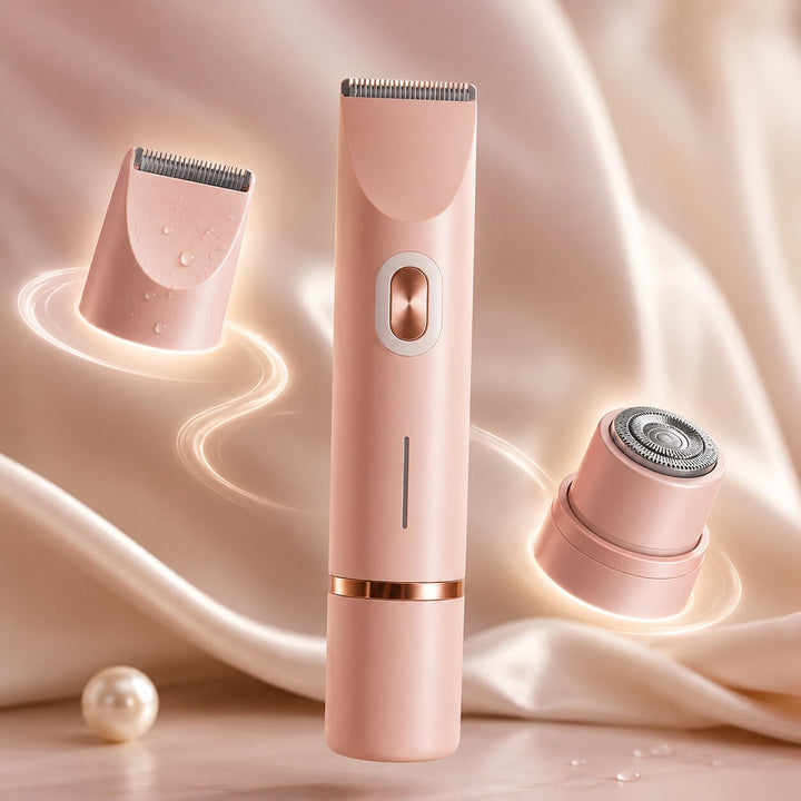 Oplaadbaar elektrisch scheerapparaat voor dames voor lichaam en intieme verzorging
