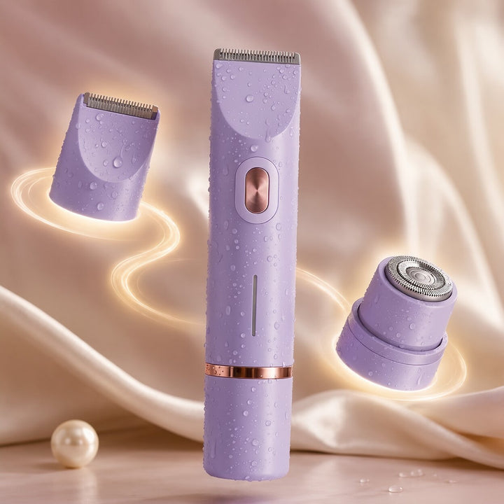 Oplaadbaar elektrisch scheerapparaat voor dames voor lichaam en intieme verzorging
